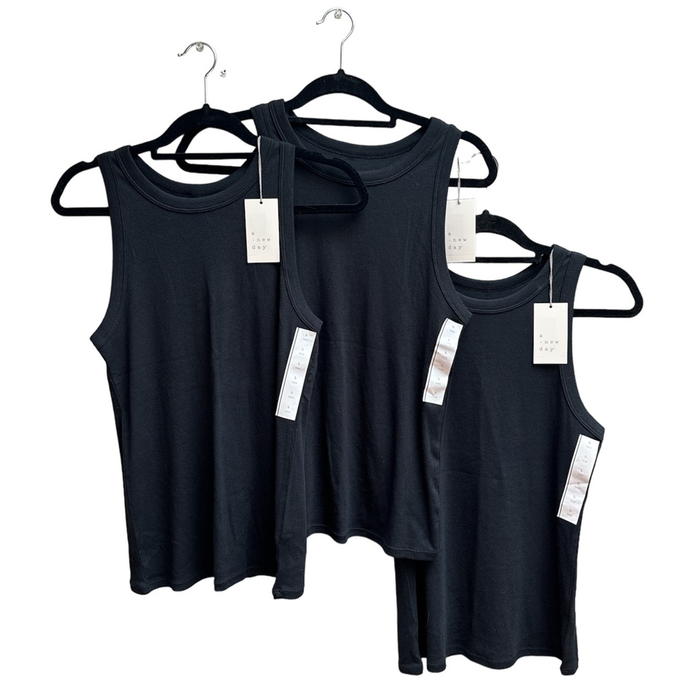 A New Day Three Muscle Tank Tops Sleeveless Top